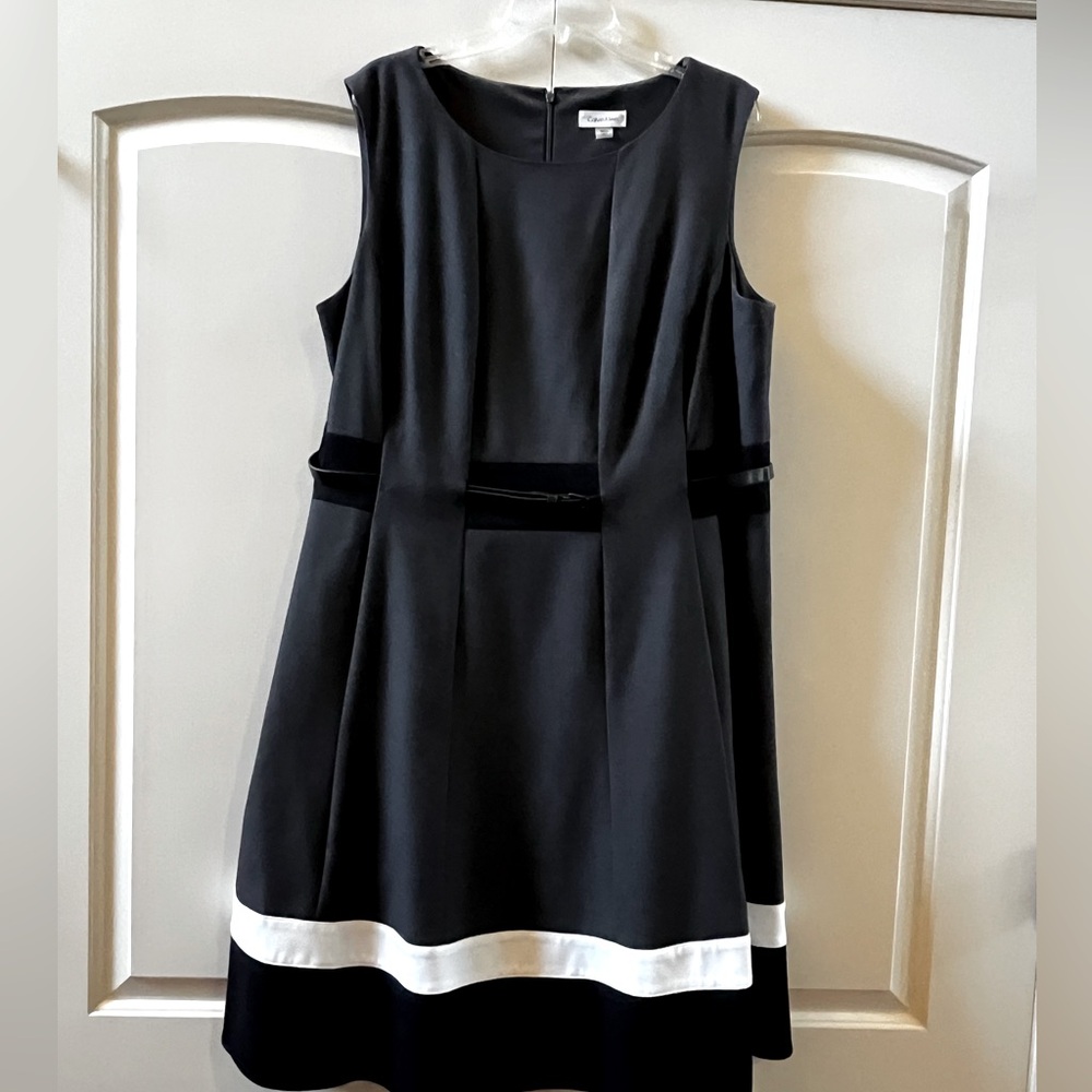 Calvin Klein size 18 dress with belt